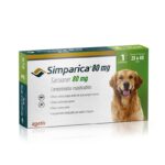 SIMPARICA 80 mg (20 a 40 kg)
