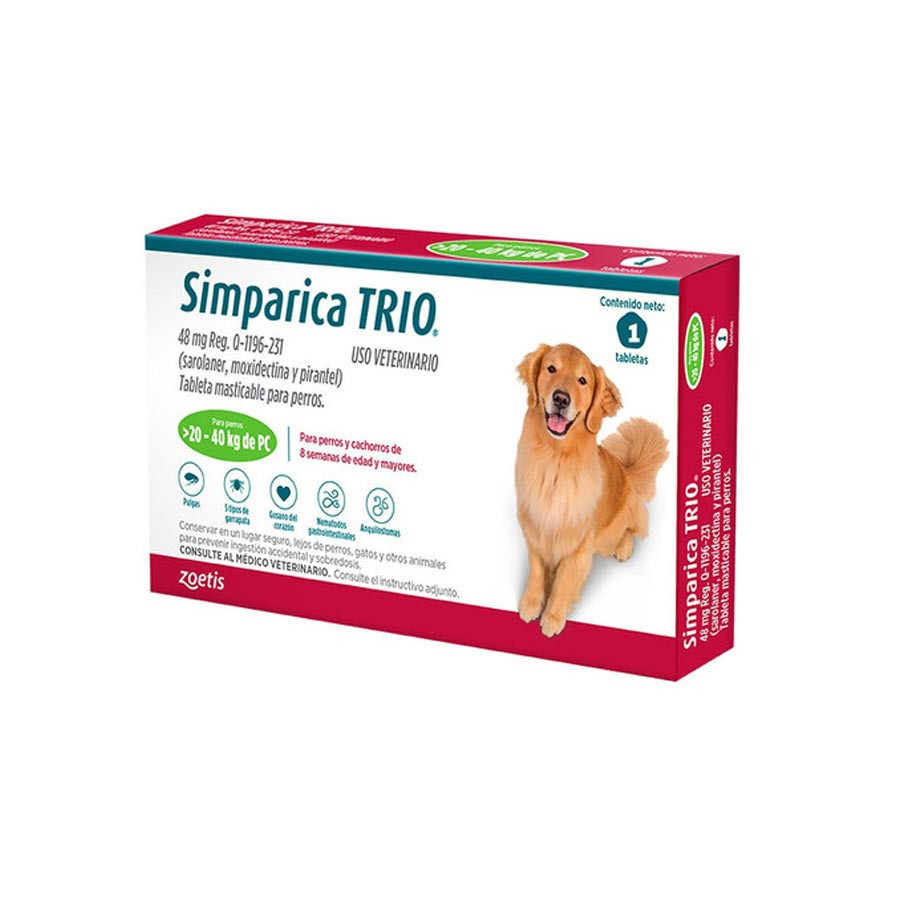743.jpg SIMPARICA TRIO VERDE 20.1-40 KG - Imagen 1
