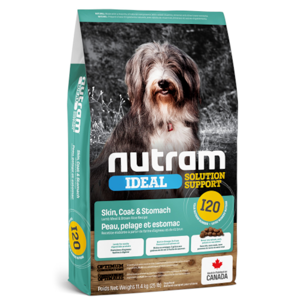Nutram I20 Ideal Sensitive Skin Coat & Stomach perro Nutram I20 Ideal Sensitive Skin Coat & Stomach perro - Imagen 1