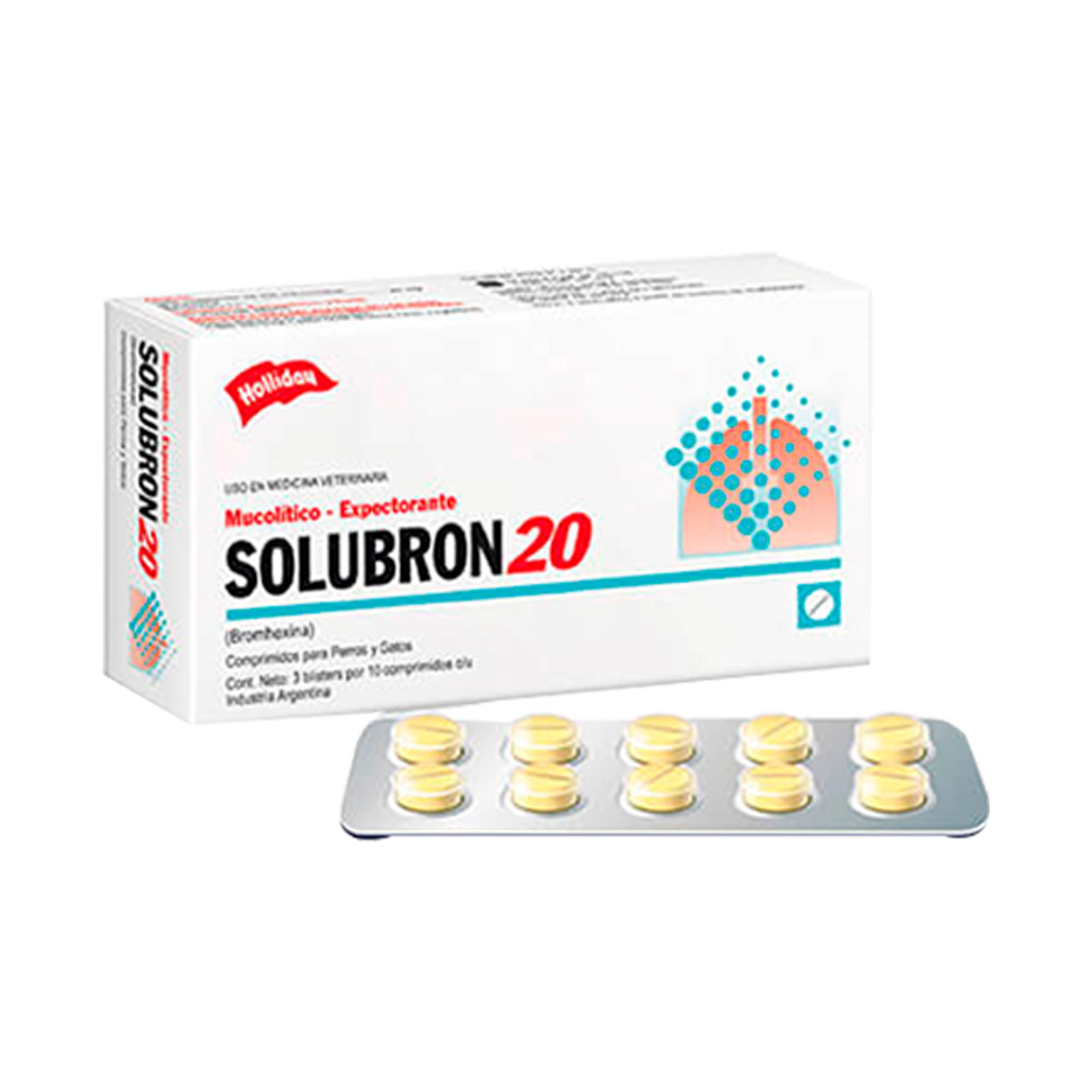 1043.jpg Solubron 20mg caja x 30 und. - Imagen 1