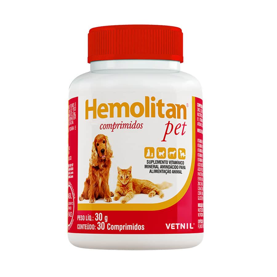 1058.jpg HEMOLITAN PET x 30 comprimidos - Imagen 1