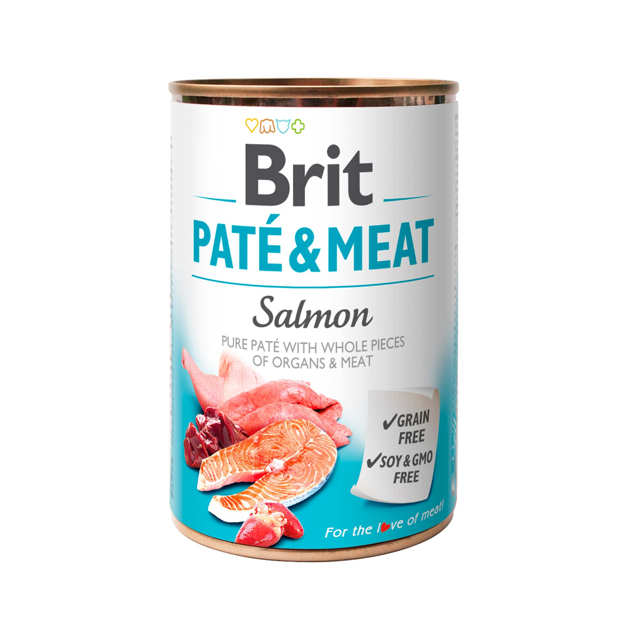 1177.jpg Brit Pate and Meat Salmon - Imagen 1