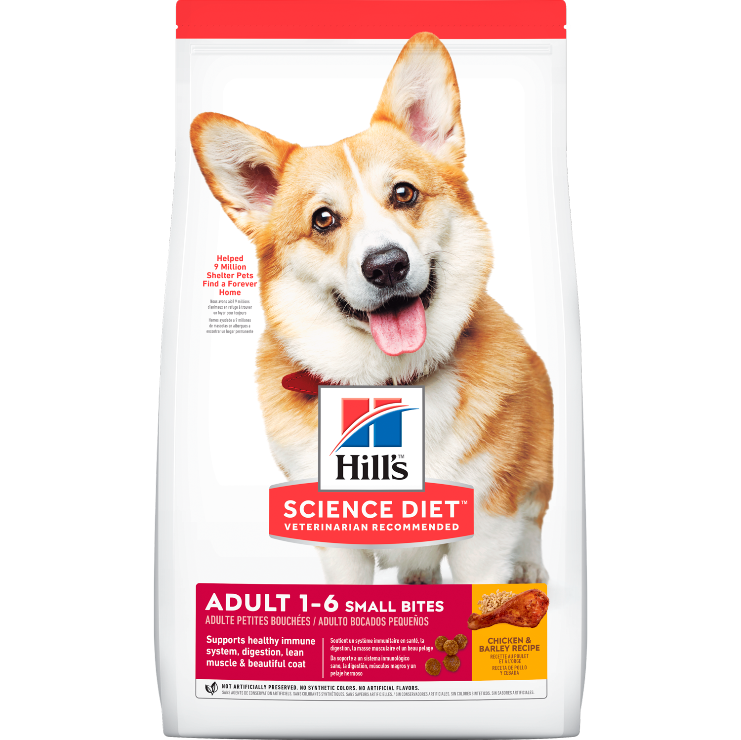 155.png Hills Science Diet Adult Small Bites - Pollo - Imagen 1