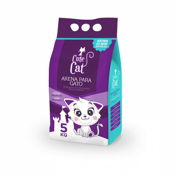 311.png Cute Cat - arena para gato - 5Kg. - Imagen 1