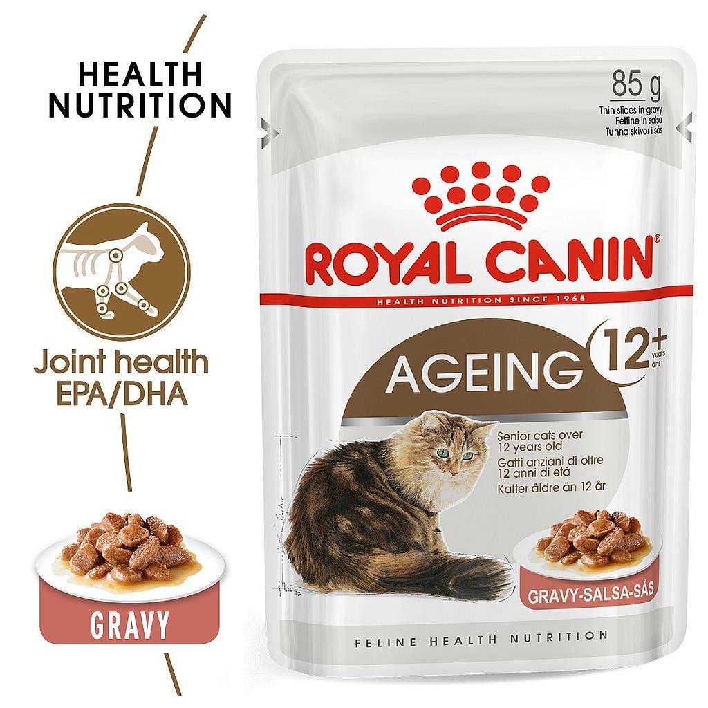 642-1.jpg ROYAL CANIN AGEING 12+ SALSA X 85 GR - Imagen 1