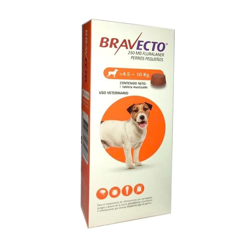 698.jpg Antipulgas Bravecto 250mg (4.5 - 10kg) - Imagen 1