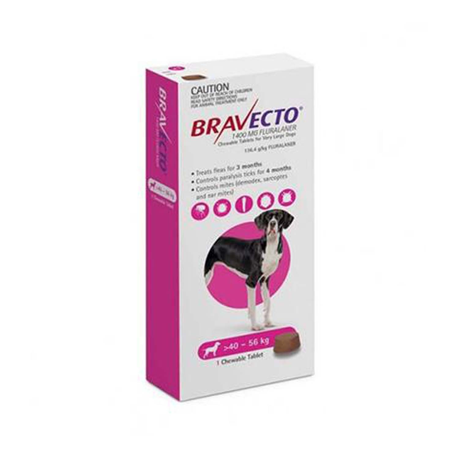 746.jpg Antipulgas Bravecto 1400mg para Perro (40 a 56 kg) - Imagen 1