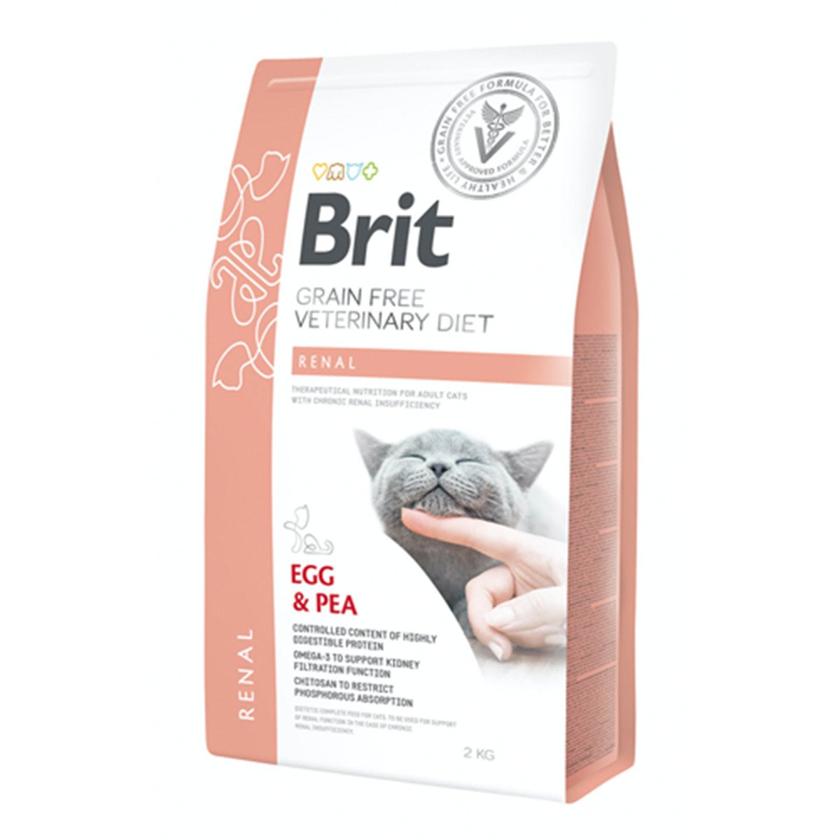 793-1.jpg BRIT GF VET DIETS CAT RENAL 2 KG - Imagen 1