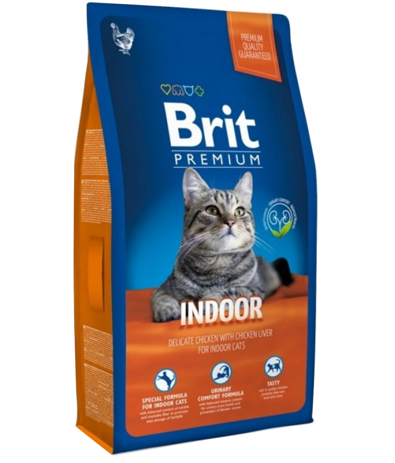 809.png BRIT PREMIUM CAT INDOOR 8 KG - Imagen 1