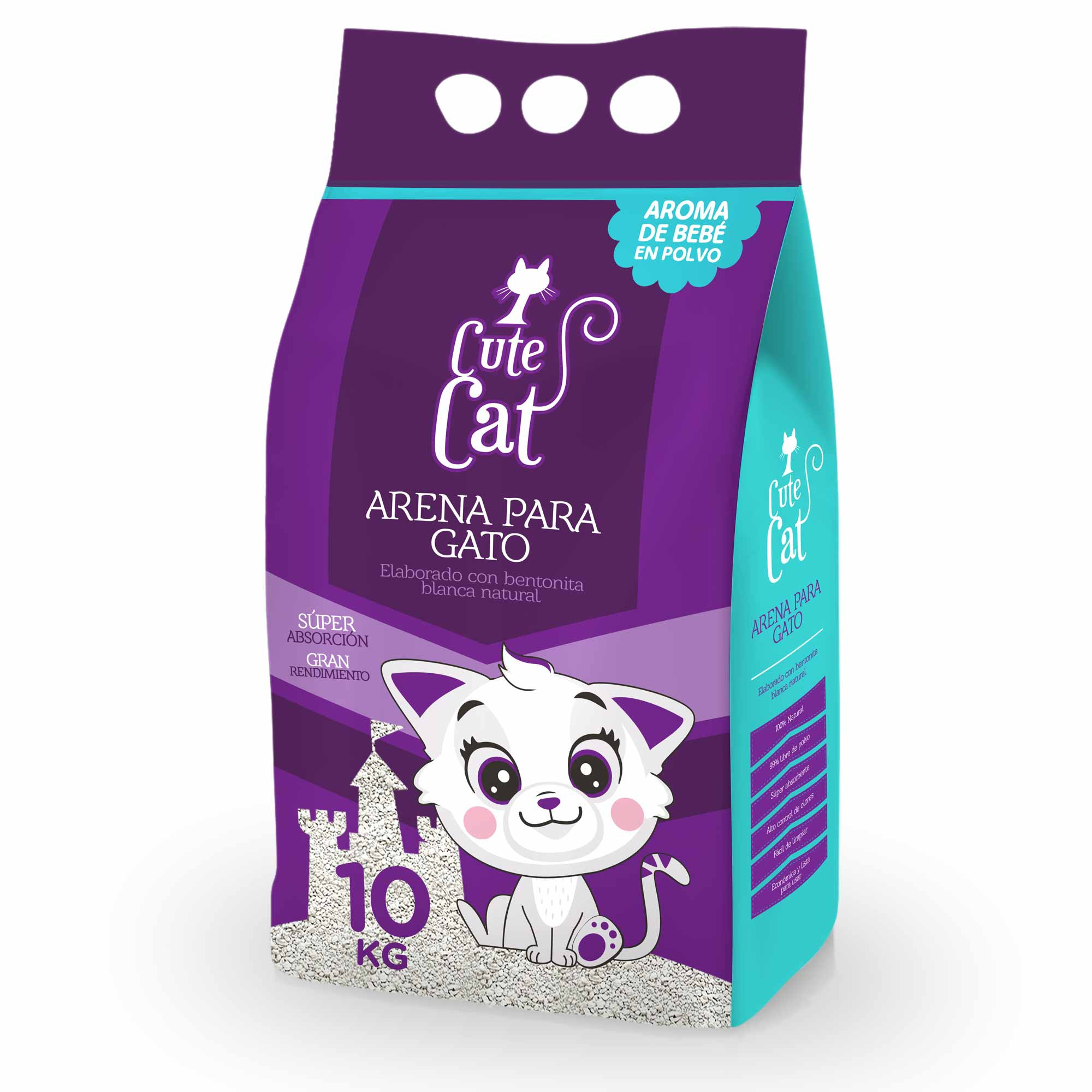 830.jpg Cute Cat - arena para gato - 10KG - Imagen 1