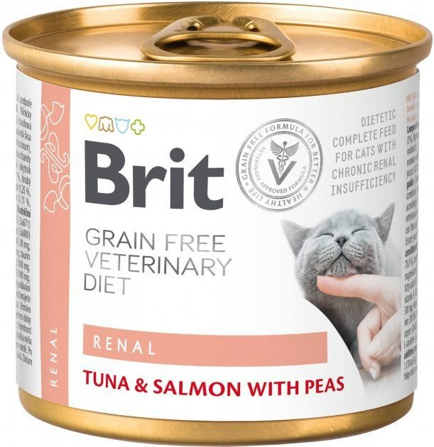 965-1.jpg BRIT VET DIETS GATO LATA RENAL 200GR - Imagen 1