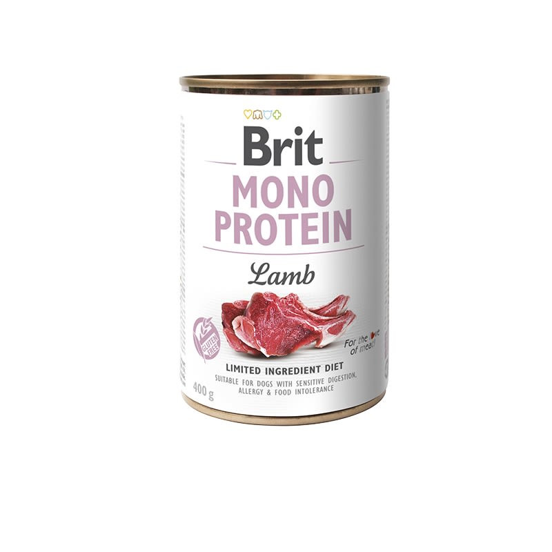 967.jpg Brit Mono Protein cordero 400 gr - Imagen 1