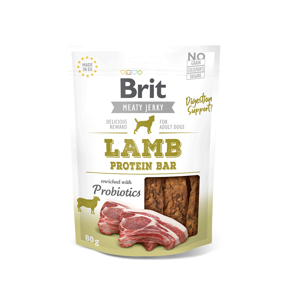 974.png Brit Jerky Snack Lamb Protein Bar - Imagen 1