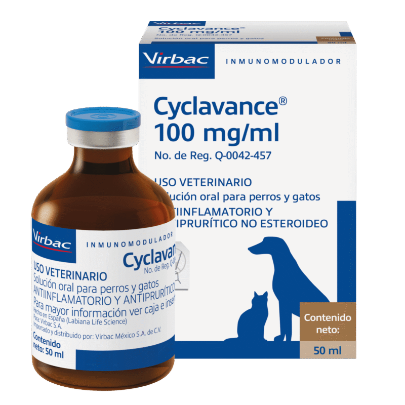 Cyclavance 100 mg/ml Virbac solución oral para perros y gatos