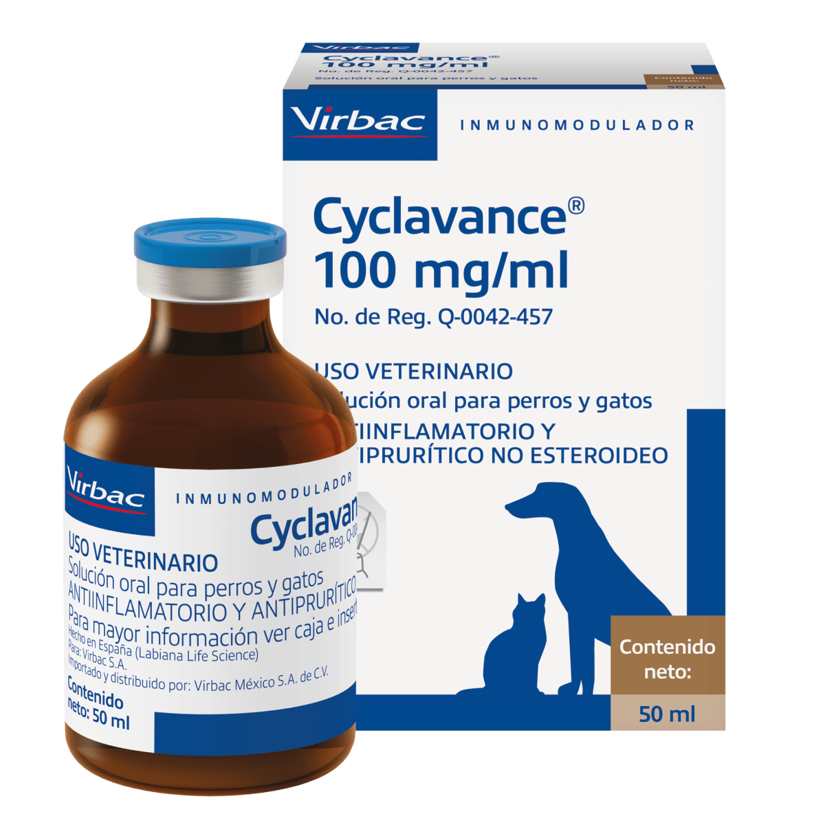 cyclavance_perupets Cyclavance 100 mg/ml Virbac solución oral para perros y gatos