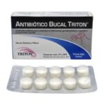 Antibiótico Bucal Triton x 20 pastillas