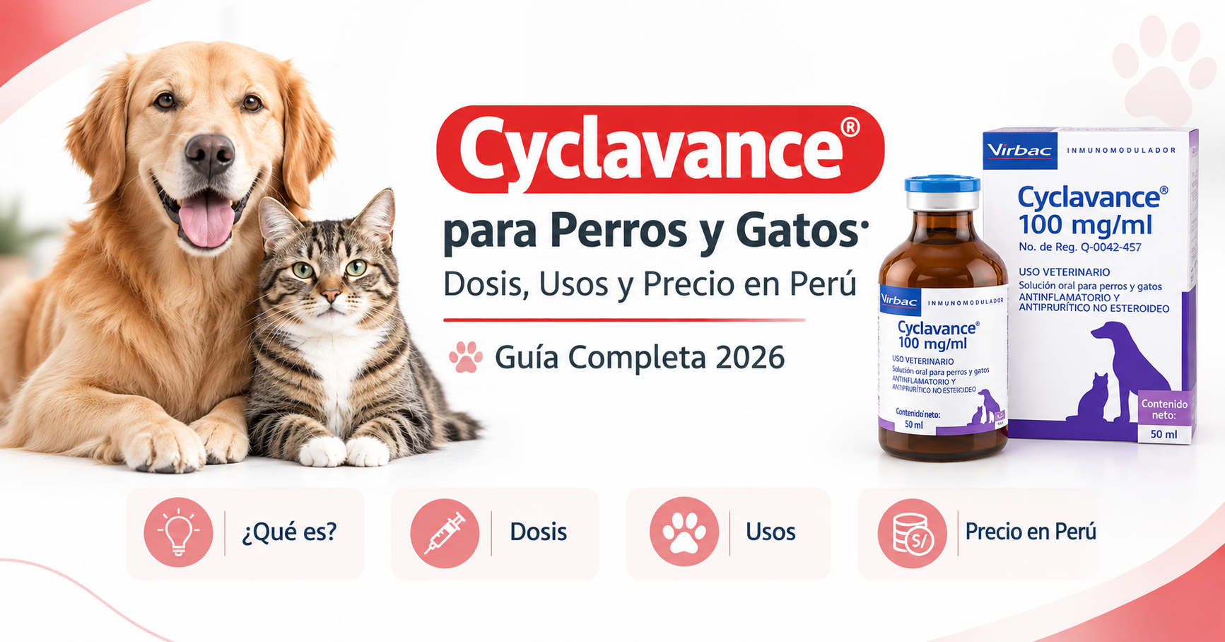 Cyclavance para perros y gatos