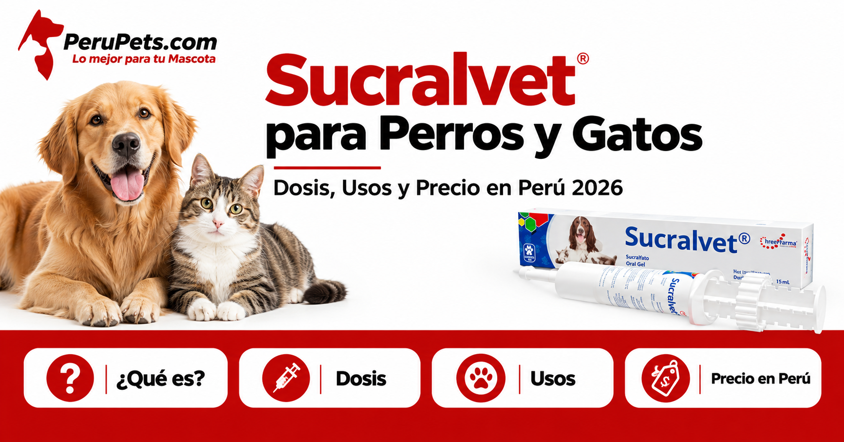 Sucralvet gel oral para perros y gatos