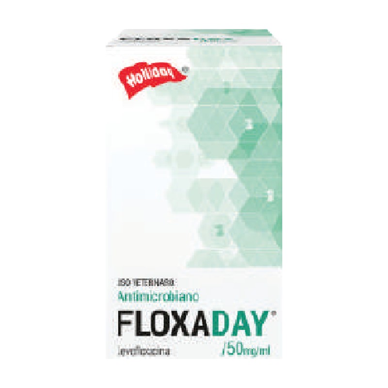 holliday-floxaday-inyectable Floxaday Inyectable Levofloxacina 50 ml - Holliday - Imagen 1