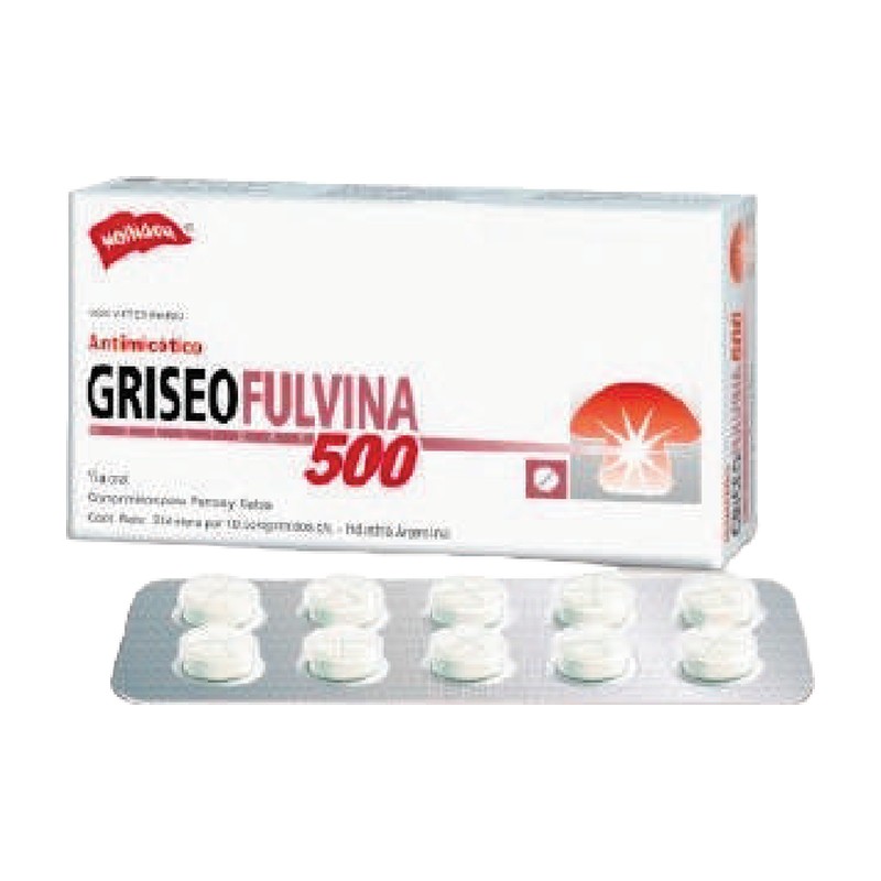 holliday-griseofulvina Griseofulvina Comprimidos x 20 - Holliday - Imagen 1