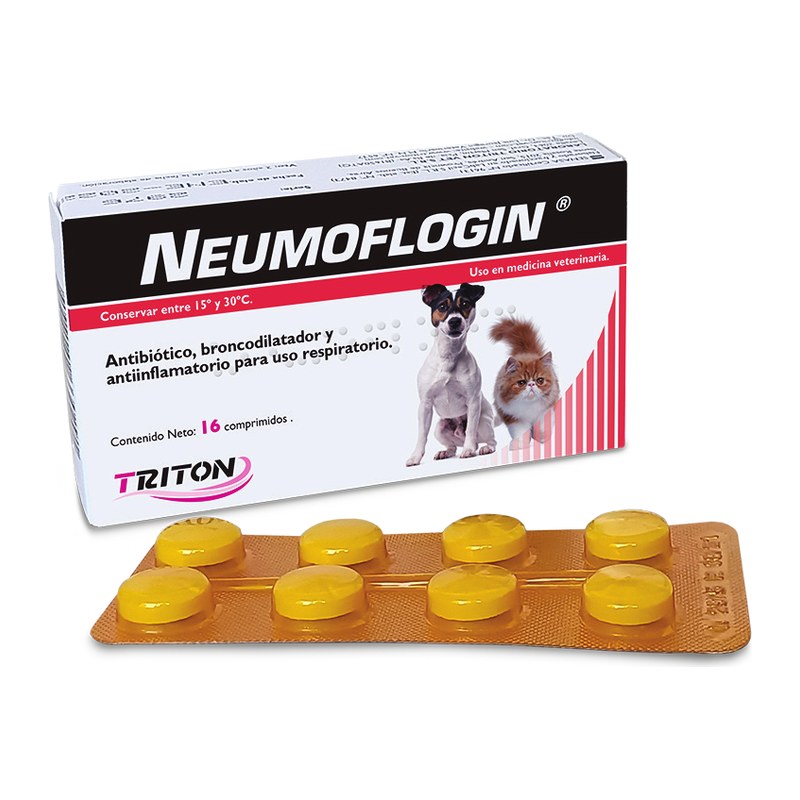neumoflogin-triton-antibiotico-respiratorio Neumoflogin x 16 comprimidos - Imagen 1
