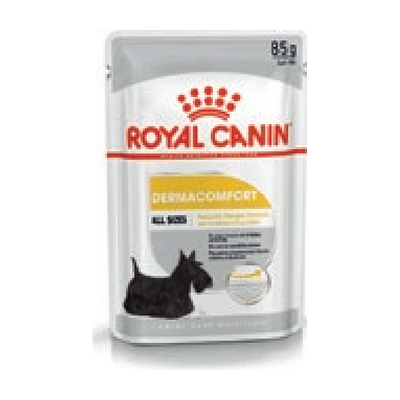 royal-canin-dermacomfort-humedo Royal Canin Dermacomfort Alimento Húmedo para Perros - Caja x 12 sobres de 85 g - Imagen 1